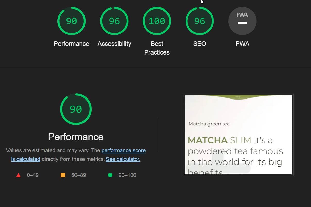 mobile performance: