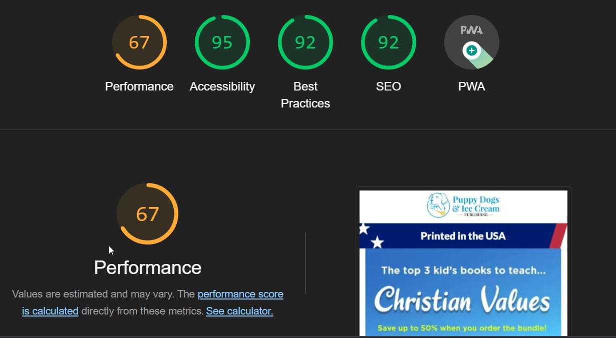 mobile performance: